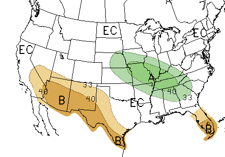 March 31st Precipitation Outlook for April 2009