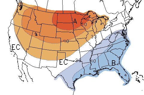 Winter 2009 Temperature Forecast