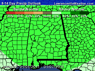 8-14 Day Precipitation Outlook