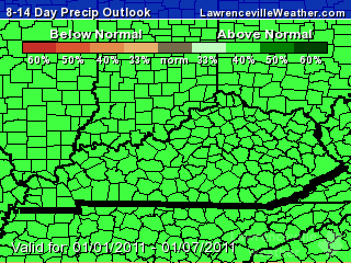 8-14 Day Precipitation Outlook