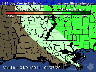 8-14 Day Precipitation Outlook