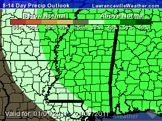 8-14 Day Precipitation Outlook
