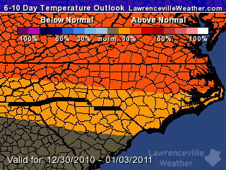 6-10 Day Temperature Outlook